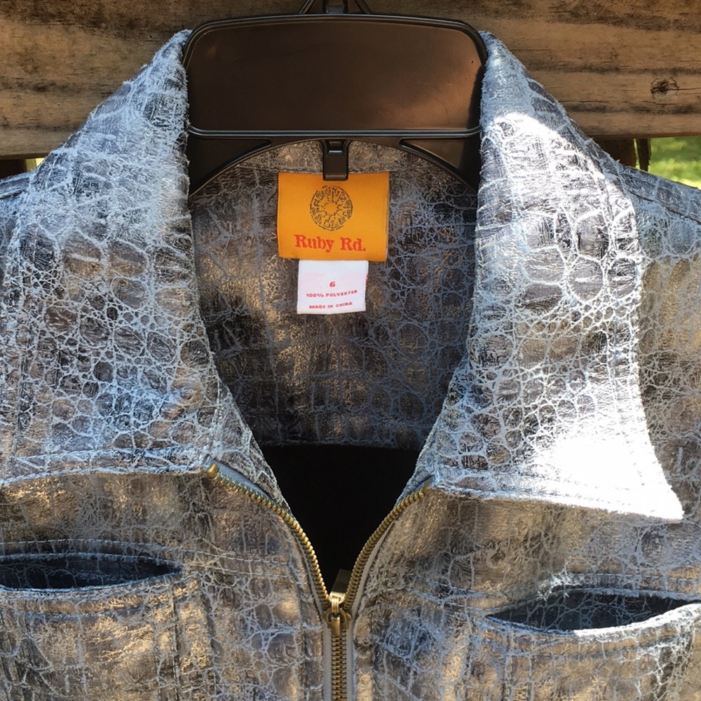 Ruby Rd Snakeskin Jacket - Picture 5 of 12